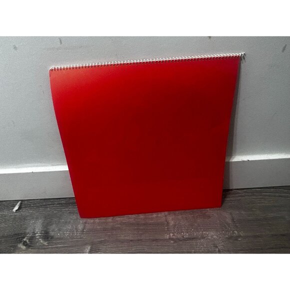 Vintage 1970 Holman Eskimo Art Wall Calendar Red and White - Picture 4 of 4